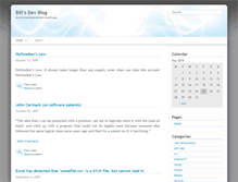 Tablet Screenshot of devblog.billism.com